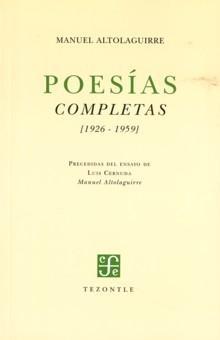 Poesías completas (1926-1959) (Manuel Altolaguirre)
