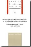 Documentación medieval abulense en el Archivo General de Simancas "Contaduría Mayor de Cuentas.Vol.II: (1497-1500)"