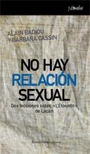 No hay relación sexual "Dos lecciones sobre  L'Étourdit  de Lacan". 