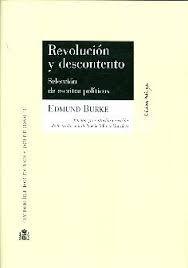Revolución y descontento Selección de escritos políticos. 