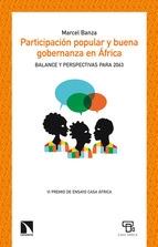 Participación popular y buena gobernanza en África : balance y perspectivas para 2063