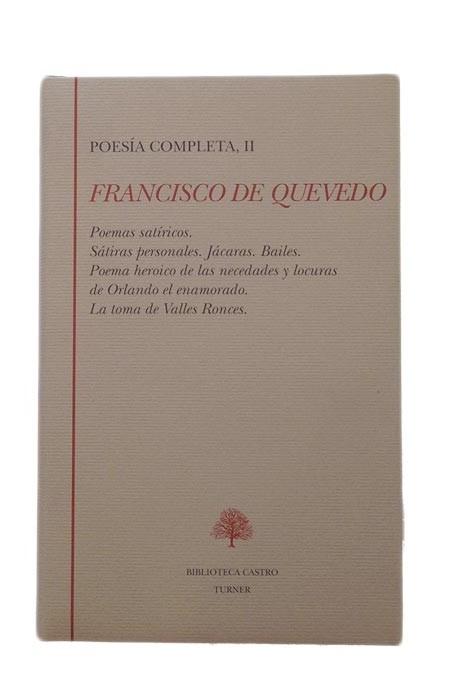 Obra Completa. Poesía - II (Francisco de Quevedo). 