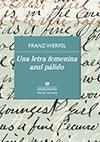 Una letra femenina azul pálido.