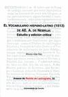 El Vocabulario hispano-latino (1513) de AE. A. de Nebrija: Estudio y edición crítica. 