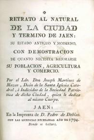 Retrato al natural de la ciudad y término de Jaén. 