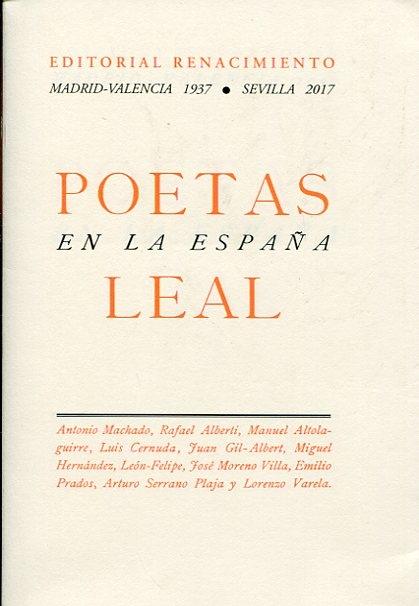 Poetas en la España leal. 