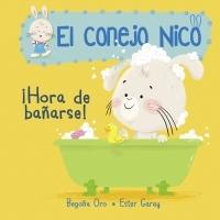 El conejo Nico - 2: ¡Hora de bañarse!. 