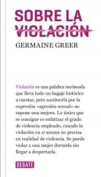 Sobre la violación.