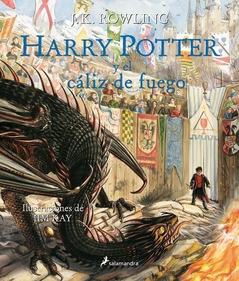 Harry Potter y el cáliz de fuego "(Harry Potter - 4) (Edición ilustrada)". 