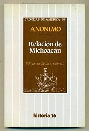 Relación de Michoacán. 