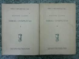 Obras Completas (2 Vols.) "(Manuel Llano)". 