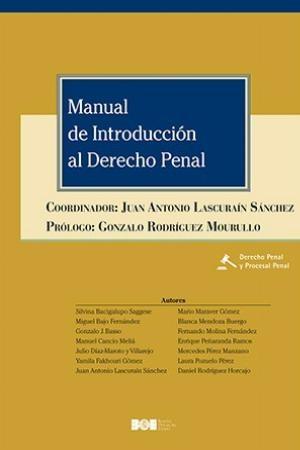 Manual de introducción al derecho penal. 