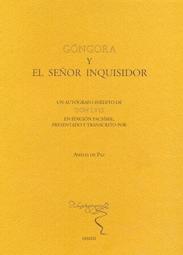Góngora y el señor inquisidor "Un autógrafo inédito". 