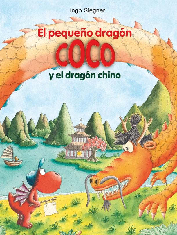 El pequeño dragón Coco y el dragón chino. 