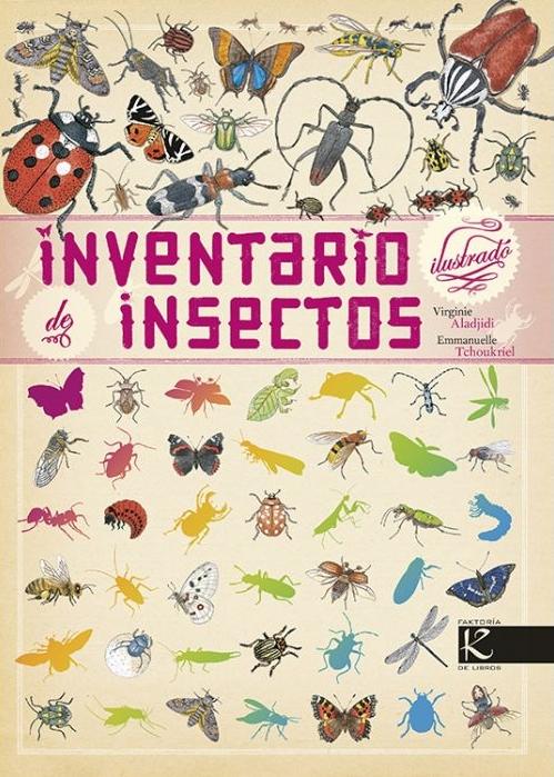 Inventario ilustrado de insectos. 