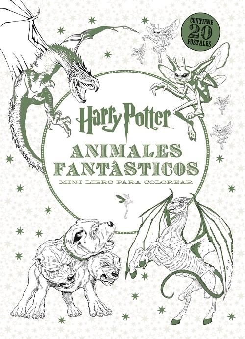 Harry Potter. Animales fantásticos "Mini libro para colorear"