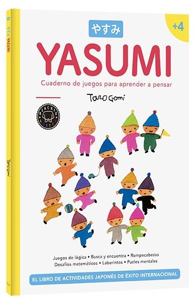 Yasumi +4 (castellano) "Cuaderno de juegos para aprender a pensar". 