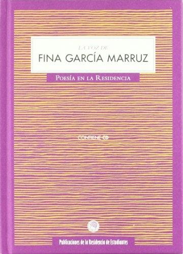 La voz de Fina García Marruz "(Incluye CD)". 