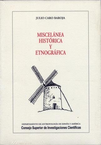 Miscelánea histórica y etnográfica. 