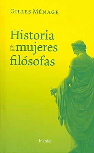 Historia de las mujeres filósofas. 