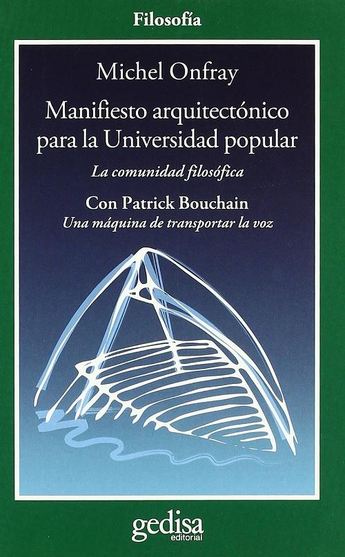 Manifiesto arquitectónico para la universidad popular "La comunidad filosófica". 
