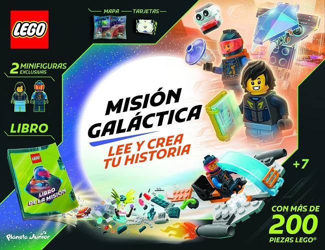 Misión galáctica "(Libro + 200 piezas LEGO)". 