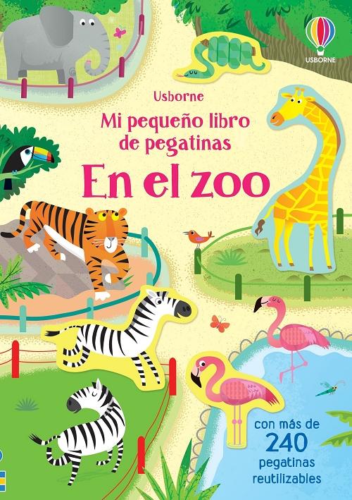 En el zoo "Mi pequeño libro de pegatinas". 