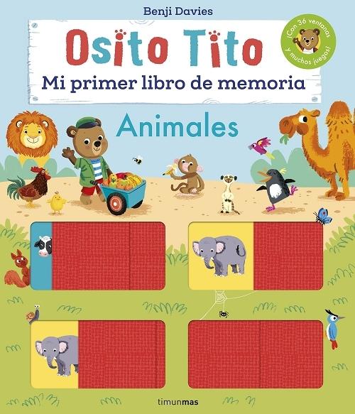 Animales "(Osito Tito. Mi primer libro de memoria)". 