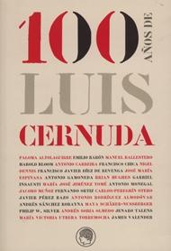 100 años de Luis Cernuda "Actas del Simposio Internacional celebrado en Mayo de 2002". 