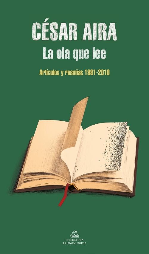 La ola que lee "Artículos y reseñas 1981-2010". 