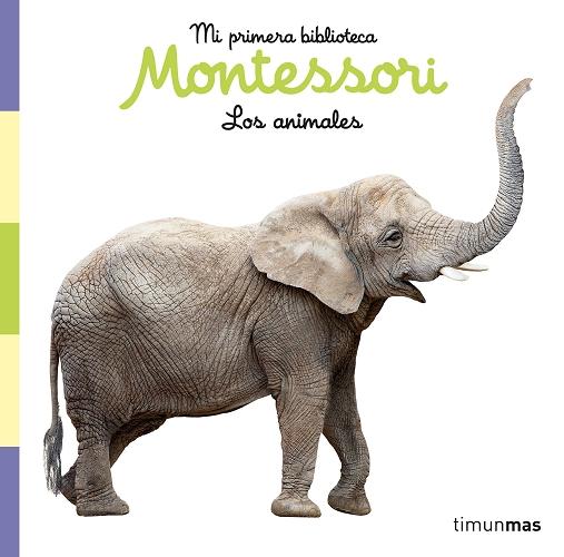 Los animales (Libro de tela) "(Mi primera biblioteca Montessori)". 