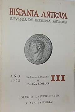 España romana - II: Suplemento bibliográfico. 