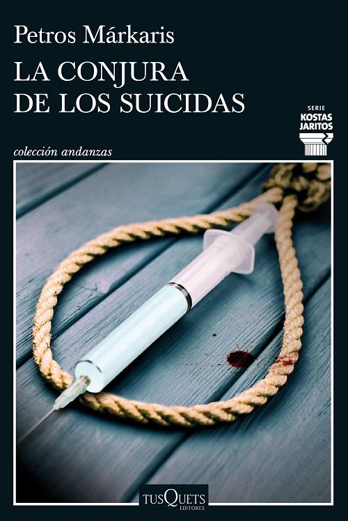 La conjura de los suicidas "(Serie Kostas Jaritos - 14)". 