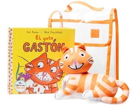 El gato Gastón (Pack + Peluche) "(Un libro con Pop-ups)"