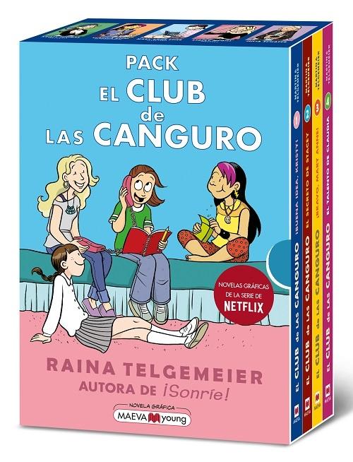 El Club de las Canguro (Estuche 4 Vols.) "¡Buena idea, Kristy! / El secreto de Stacey / ¡Bravo, Mary Anne! / El talento de Claudia"