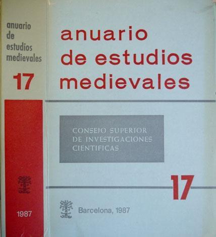ANUARIO DE ESTUDIOS MEDIEVALES - 17. 
