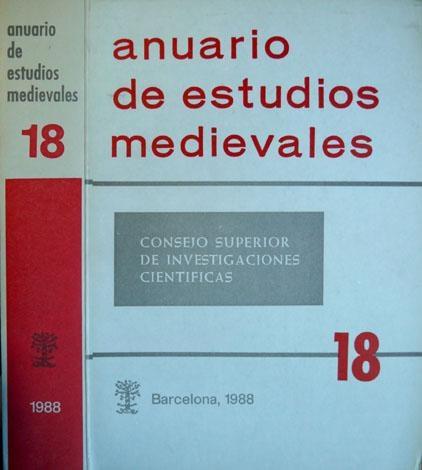 Anuario de Estudios Medievales Vol.18. 