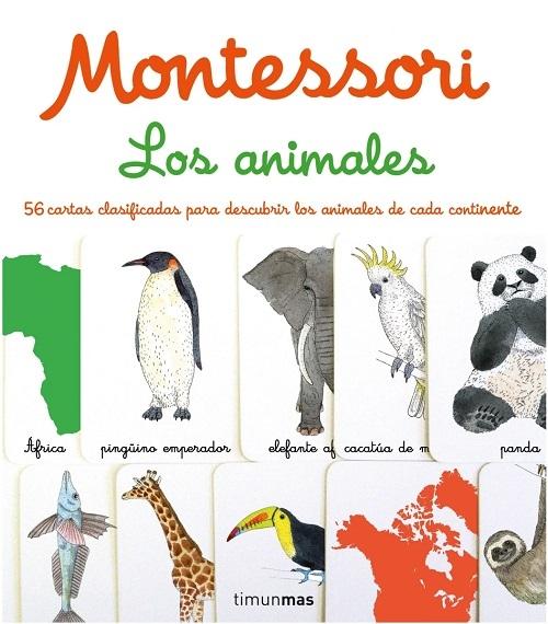 Los animales "(Montessori)". 
