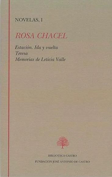 Novelas - I (Rosa Chacel) "Estación / Ida y vuelta / Teresa / Memorias de Leticia Valle". 