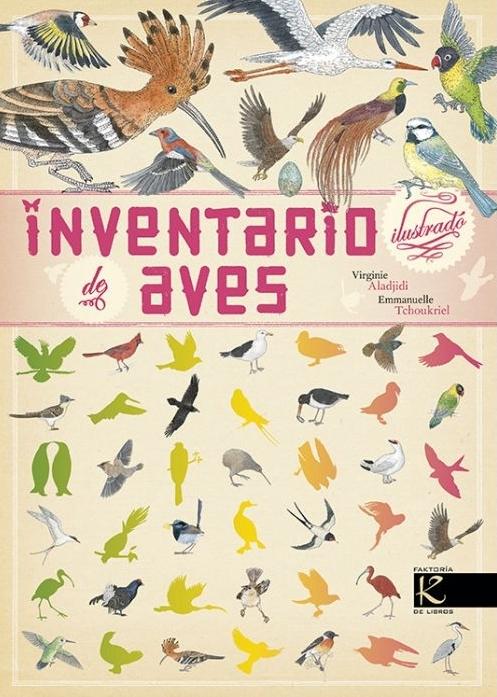 Inventario ilustrado de aves. 