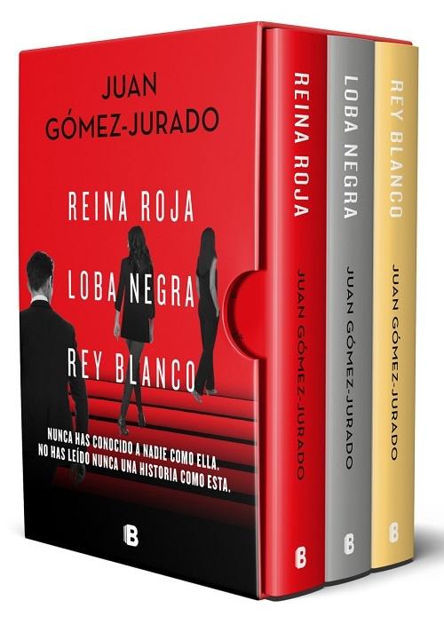 Reina Roja. Trilogía (Estuche 3 Vols.) "Reina Roja / Loba Negra / Rey Blanco (Antonia Scott)". 
