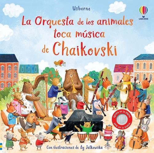 La Orquesta de los animales toca música de Chaikovski. 