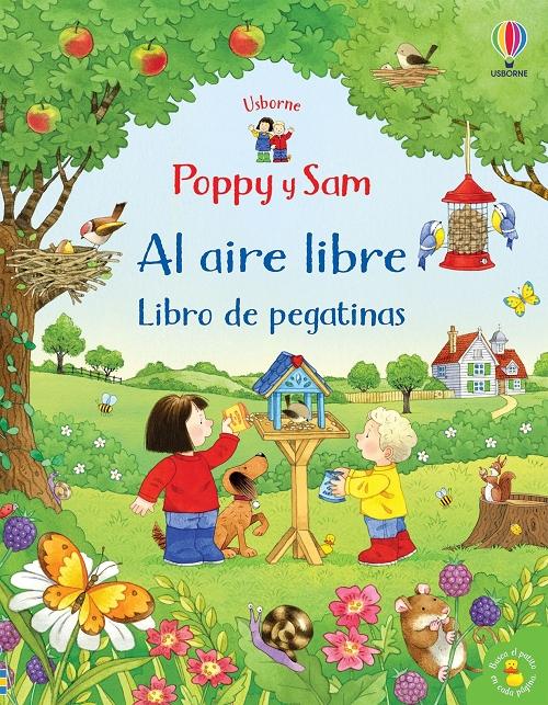 Poppy y Sam - Al aire libre "(Libro de pegatinas)". 