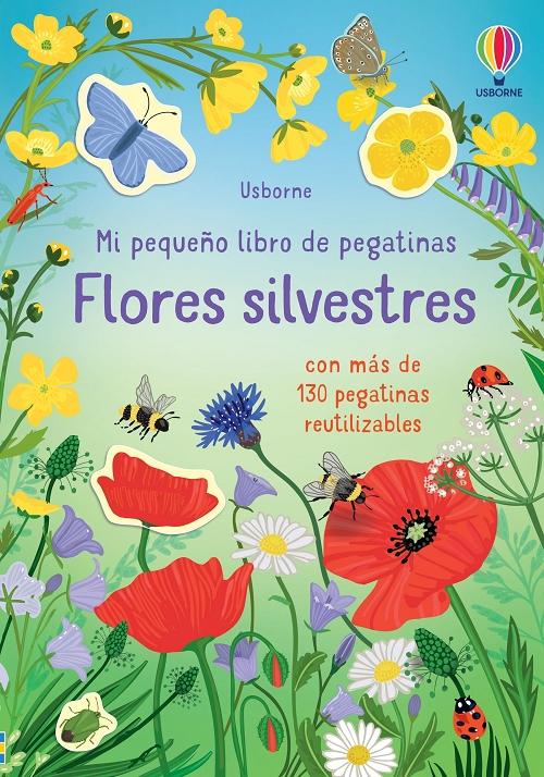 Flores silvestres "(Mi pequeño libro de pegatinas)". 