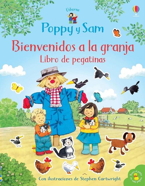 Poppy y Sam - Bienvenidos a la granja "(Libro de pegatinas)". 