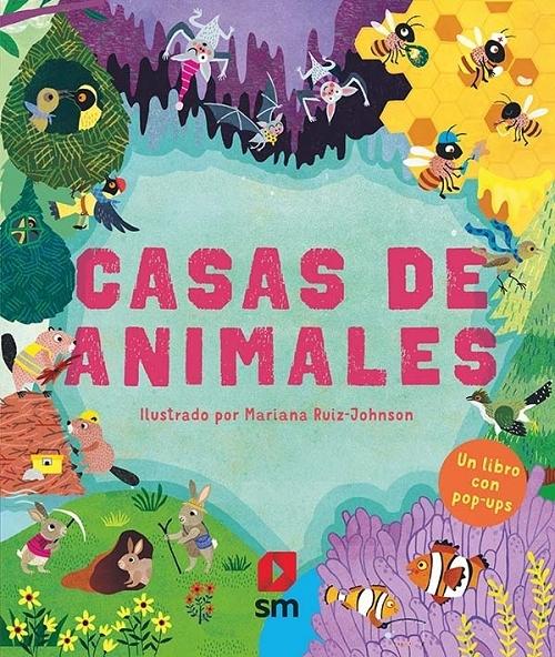 Casas de animales "(Un libro con pop-ups)". 