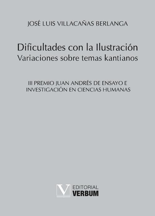 Dificultades con la Ilustración "Variaciones sobre temas kantianos". 