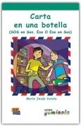 Carta en una botella "Lecturas Gominola para niños entre 10 y 12 años."