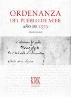Ordenanza del pueblo de Mier, año de 1573. 