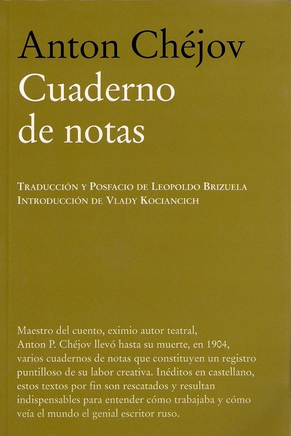 Cuaderno de notas.